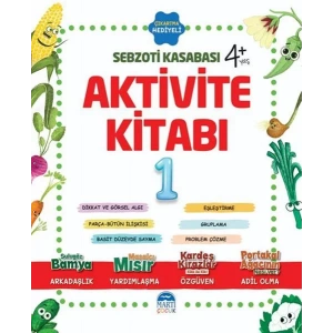 Sebzoti Kasabası Aktivite Kitabı 1 +4 yaş