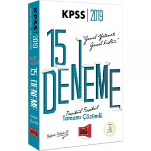 YARGI KPSS GKGY 15 DENEME 2019 ÇÖZÜMLÜ