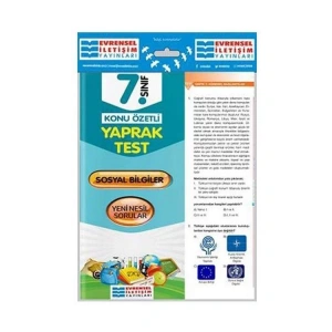 EVRENSEL 7. SINIF SOSYAL BİLİMLER YAPRAK TEST