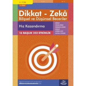DİKKAT ZEKA BİLİŞSEL VE DÜŞÜNSEL BECERİLER 8-9 YAŞ 2.KİTAP