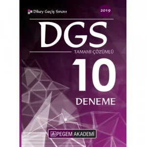 PEGEM DGS 10 DENEME ÇÖZÜMLÜ 2019