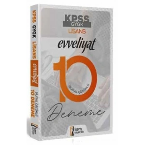 İSEM KPSS GKGY EVVELİYAT 10LU DENEME