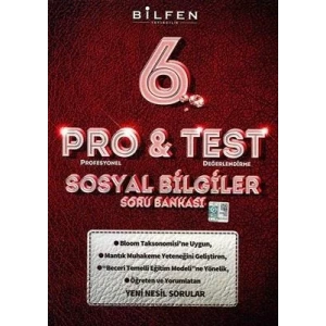 BİLFEN 6.SINIF SOSYAL BİLGİLER PRO TEST SORU BANKASI