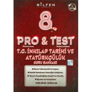 BİLFEN 8.SINIF İNKILAP TARİH PRO TEST SORU BANKASI