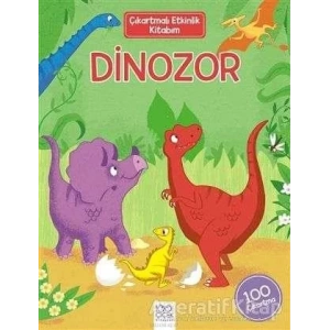 ÇIKARTMALI DİNOZOR KİTABIM - 1001 ÇİÇEK