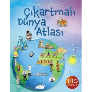 ÇIKARTMALI DÜNYA ATLASI ÜLKELERİN ÖZELLİKLERİ-1001