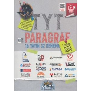 MASTER KARMA TYT PARAGRAF 32 DENEME