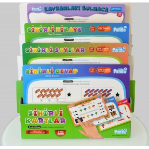 MAVİ PANDA SİHİRLİ KARTLAR STANDI