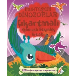 MUHTEŞEM DİNOZORLAR ÇIKARTMA KİTABI - İŞ BANKASI
