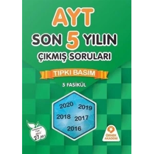 ÖRNEK AKADEMİ AYT SON 5 YIL ÇIKMIŞ SORULAR