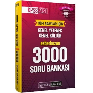 PEGEM GKGY 3000 SORU BANKASI (2020)