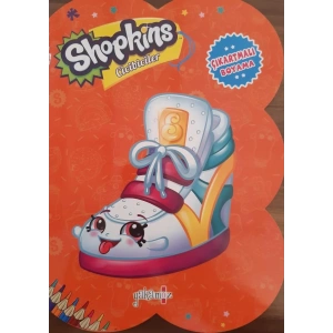 SHOPKİNS ÇIKARTMALI BOYAMA KOYU TURUNCU - YAKAMOZ