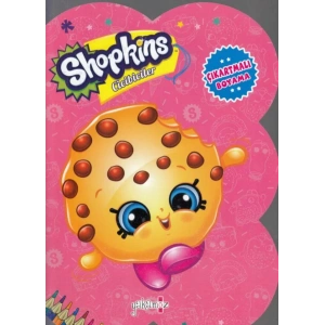 SHOPKİNS ÇIKARTMALI BOYAMA PEMBE. - YAKAMOZ