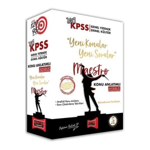 YARGI KPSS GKGY MAESTRO MODÜLER KONU ANL. 2019