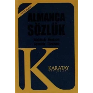 KARATAY ALMANCA TÜRKÇE SÖZLÜK PLASTİK KAPAK