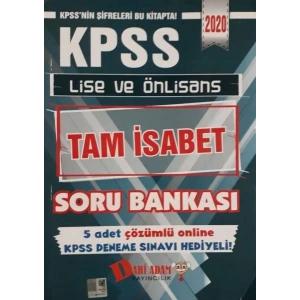 DAHİADAM KPSS ÖNLİSANS TAM İSABET SORU BANKASI
