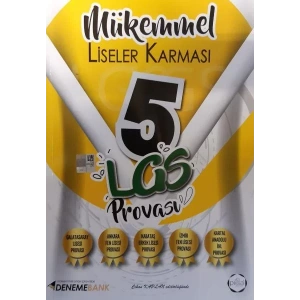 DENEME LGS MÜKEMMEL LİSELER KARMASI 5 DENEME