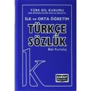 KANAAT PLASTİK KAPAK TÜRKÇE SÖZLÜK İLKÖĞRETİM