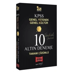 YARGI KPSS 2021 10 ALTIN FASİKÜLLÜ DENEME