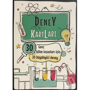 DENEY KARTLARI - GENÇ BİLİM İNSANLARI İÇİN 30 BÜYÜLEYİCİ DENEY