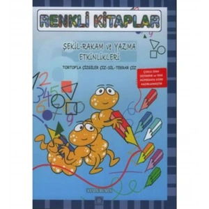 Renkli Kitaplar 6 Şekil, Rakam Ve Yazma Etkinlikleri