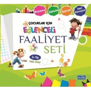 EĞLENCELİ FAALİYET SETİ 3+ YAŞ YEŞİL KİTAP - PARILTI