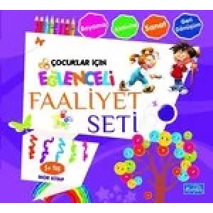 EĞLENCELİ FAALİYET SETİ 5+ YAŞ MOR KİTAP - PARILTI