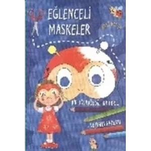 EĞLENCELİ MASKELER MAVİ KİTAP - PARILTI