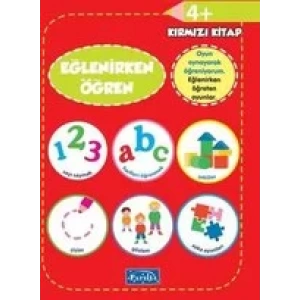 EĞLENİRKEN ÖĞREN KIRMIZI KİTAP 4+ YAŞ-PARILTI