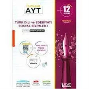 İCAT 12Lİ AYT SOSYAL BİLİMLER TÜRK DİLİ DENEME