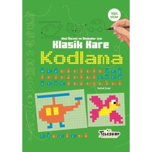 KLASİK KARE KODLAMA YEŞİL KİTAP - TELESKOP