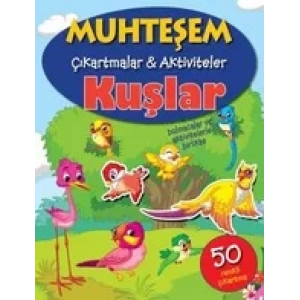 KUŞLAR MUHTEŞEM ÇIKARTMALAR - PARILTI