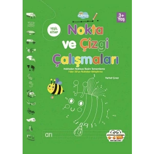 NOKTA VE ÇİZGİ ÇALIŞMALARI YEŞİL KİTAP - 0-6 YAŞ