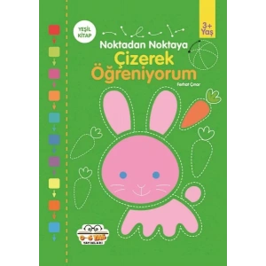NOKTADAN NOKTAYA ÇİZEREK ÖĞRENİYORUM YEŞİL KİTAP - 0-6 YAŞ