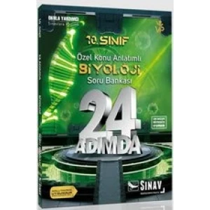 SINAV 10.SINIF BİYOLOJİ 24 ADIMDA SORU BANKASI