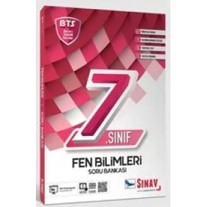 SINAV 7.SINIF FEN VE TEKNOLOJİ SORU BANKASI BTS