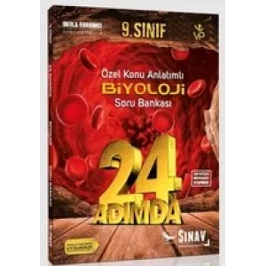 SINAV 9.SINIF BİYOLOJİ 24 ADIMDA SORU BANKASI