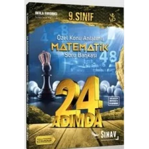 SINAV 9.SINIF MATEMATİK 24 ADIMDA SORU BANKASI