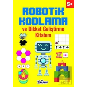 TELESKOP ROBOTİK KODLAMA VE DİKKAT GELİŞTİRME KİTABIM 5+