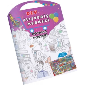 ALIŞVERİŞ MERKEZİ - DEV BOYAMA POSTERİ -