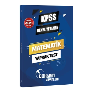 DOKTRİN KPSS MATEMATİK YAPRAK TEST