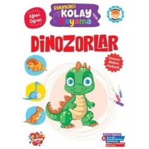 Etkinlikli Kolay Boyama - Dinozorlar - KOLONİ