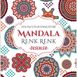 EVRENSEL MANDALA RENK RENK DESENLER