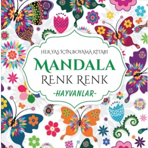 EVRENSEL MANDALA RENK RENK HAYVANLAR