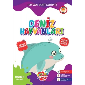 Hayvan Dostlarımız Deniz Hayvanları - Seviye 4 (5-6 Yaş) - KOLONİ