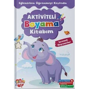 KOLONİ Aktiviteli Boyama Kitabı - Sevimli Hayvanlar