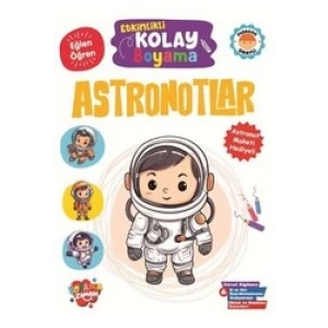 KOLONİ Etkinlikli Kolay Boyama - Astronotlar