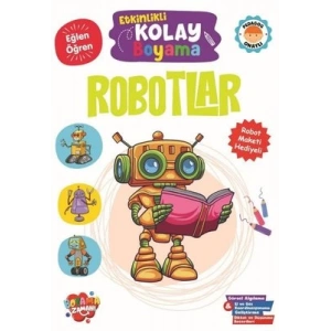 KOLONİ Etkinlikli Kolay Boyama - Robotlar