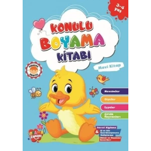 KOLONİ Konulu Boyama - Mavi Kitap (3-4 Yaş)