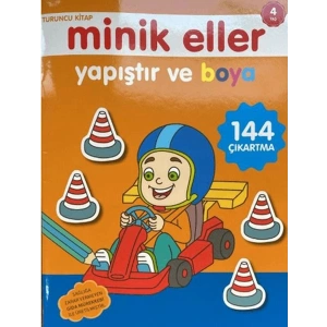 Minik Eller Yapıştır Ve Boya Turuncu Kitap 0-6 Yaş Yayınları